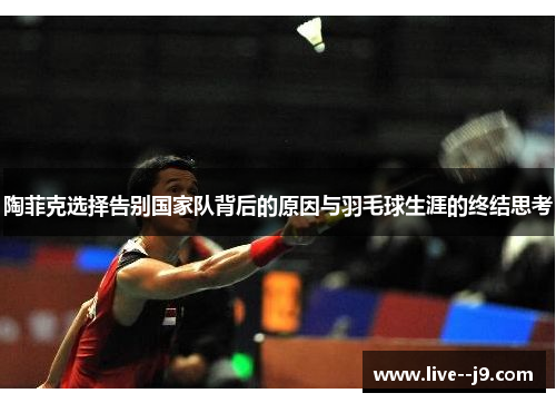 陶菲克选择告别国家队背后的原因与羽毛球生涯的终结思考